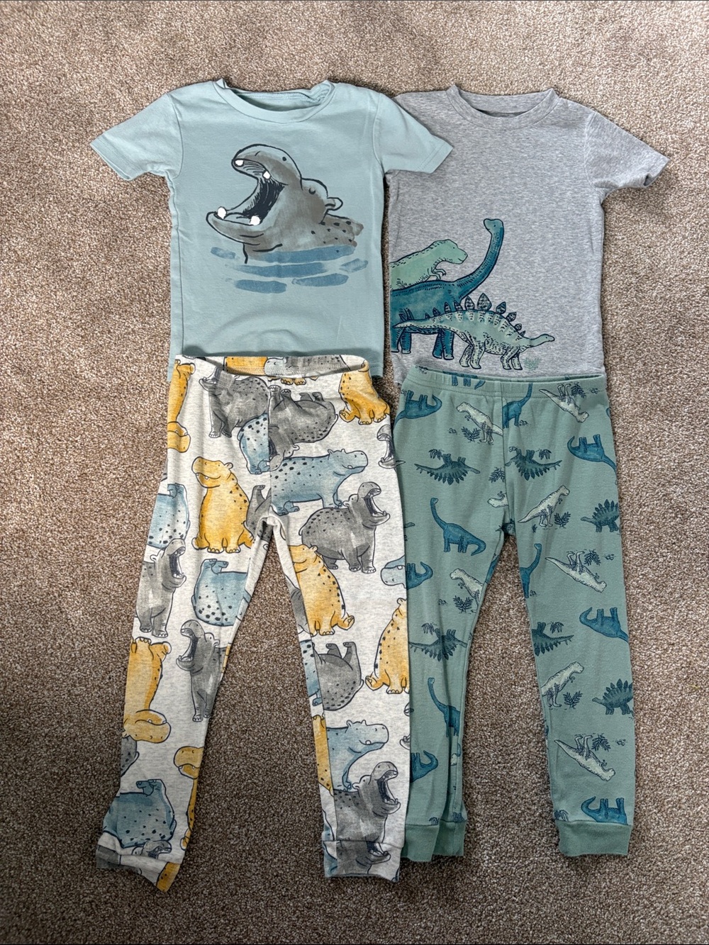 4T Toddler Boy Carter's Two-Piece Pajama Sets